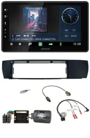 Kenwood Lenkrad Bluetooth USB DAB Autoradio für BMW X3 04-10 E83 seitlich