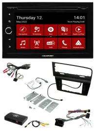 Blaupunkt 2DIN Lenkrad Bluetooth USB TMC DAB Navigation für VW Golf VII 7 2012-2