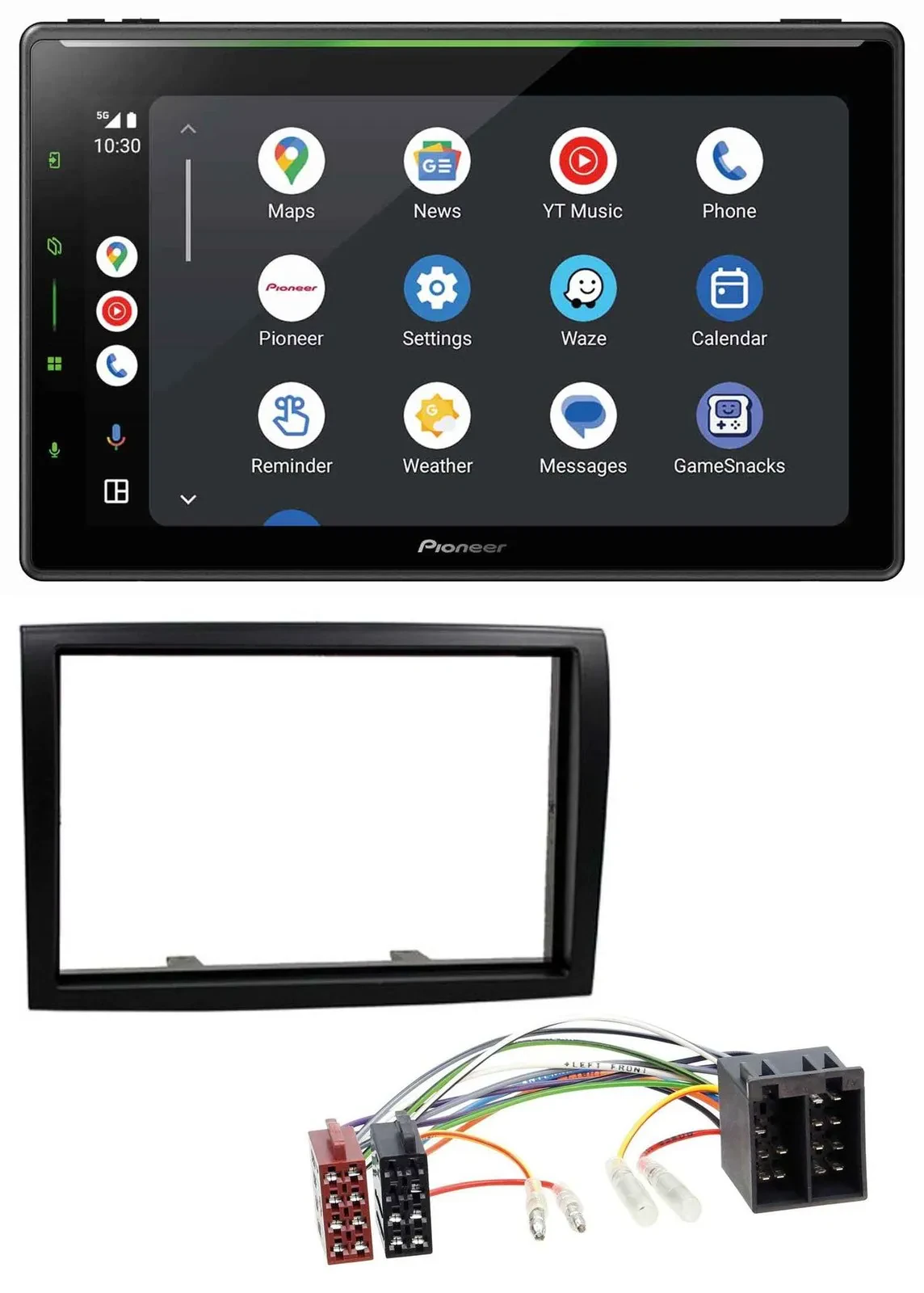 Pioneer 2DIN MP3 USB Bluetooth DAB Autoradio für Fiat Ducato Citroen Jumper Peug