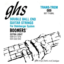 Струны для электрогитары GHS Strings TT-GBXL Double Ball Boomers 9-42