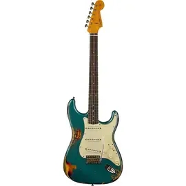 Электрогитара Fender Custom Shop '61 Stratocaster Heavy Relic Ocean Turquoise/Sunburst