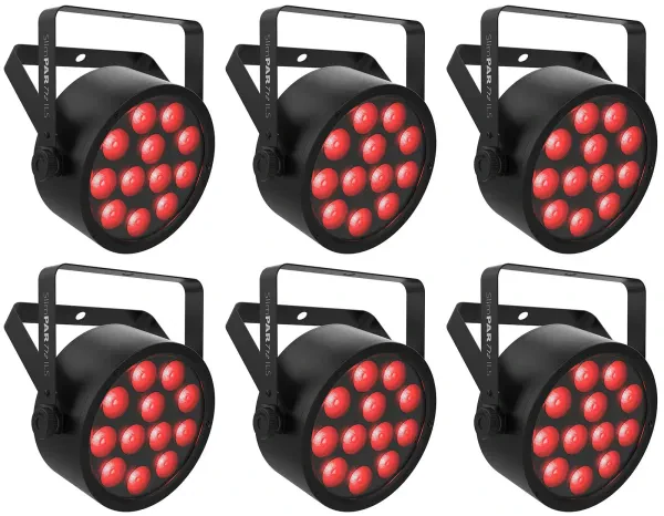 Светодиодный прибор Chauvet DJ SlimPAR T12 ILS RGB LED D-Fi USB (6 штук)