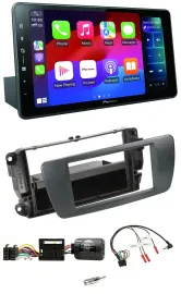 Автомагнитола для Seat Ibiza Pioneer Bluetooth DAB USB, чёрный