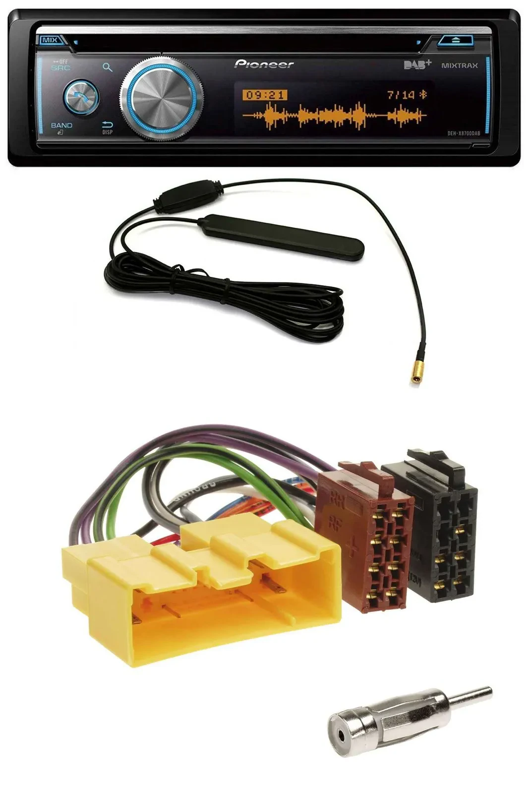 Автомагнитола для Mazda MX-5 (2000–2005) Pioneer CD, USB, Bluetooth, DAB, MP3