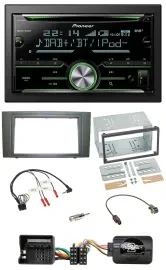 Автомагнитола для Ford Mondeo 2003–2007 Pioneer 2-DIN, Bluetooth, DAB, USB, CD, управление с руля