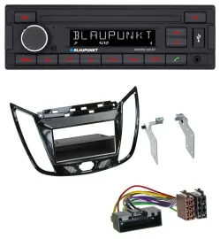 Blaupunkt USB AUX Bluetooth MP3 Autoradio für Ford C-Max Kuga Klavierlack schwar
