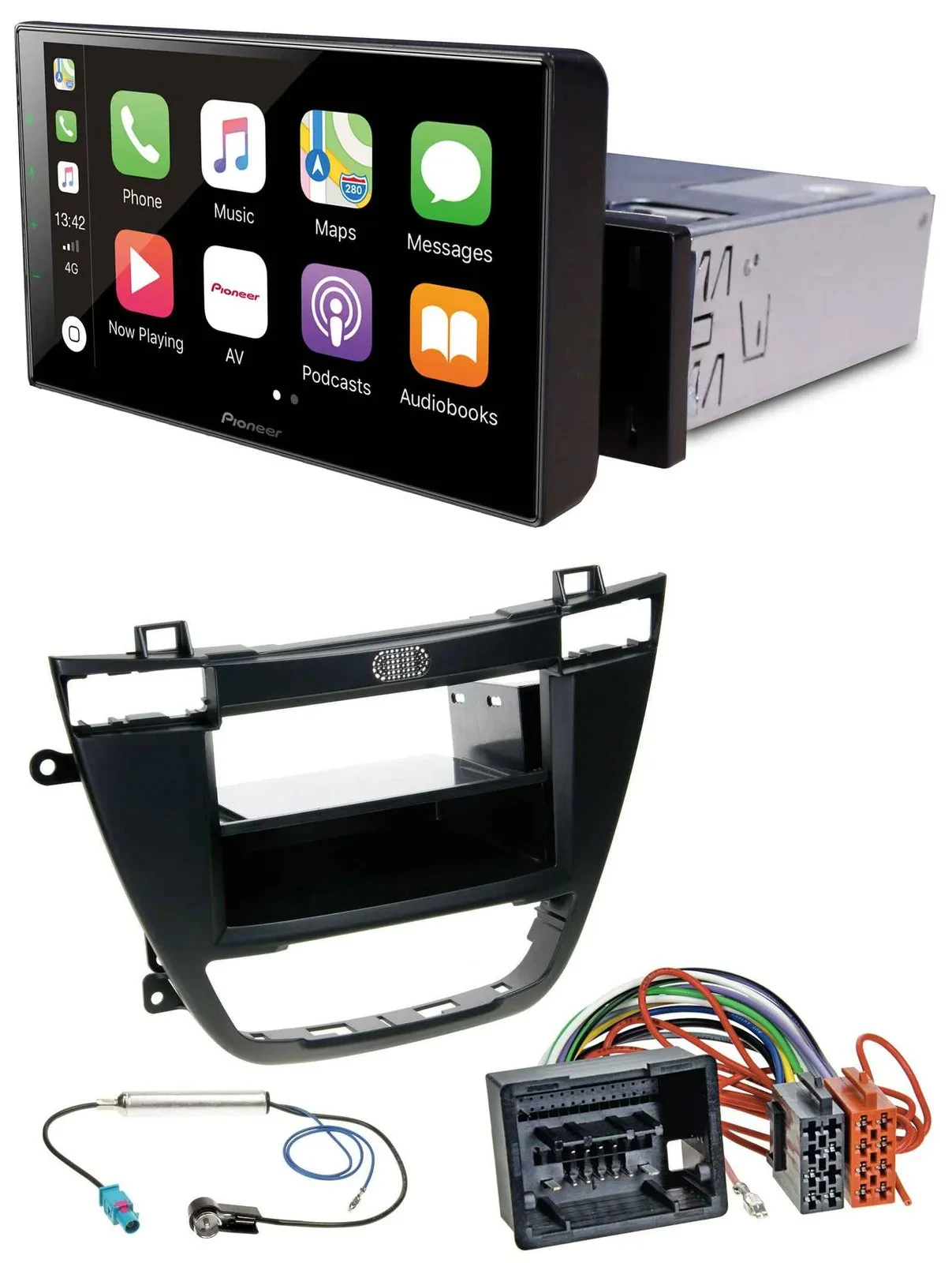 Pioneer Bluetooth MP3 DAB USB Autoradio für Opel Insignia 2008-2013 schwarz