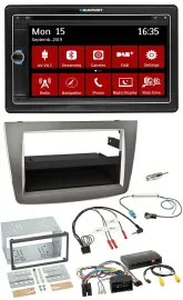 Blaupunkt Bluetooth DAB 2DIN USB DVD Lenkrad Autoradio für Alfa Romeo Mito silbe