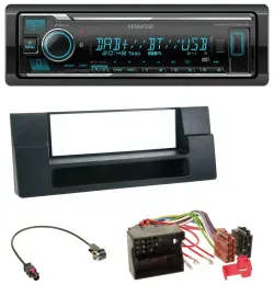 Автомагнитола Kenwood 1-DIN Bluetooth MP3 DAB USB для BMW X5 E53 и 5er E39, Quadlock