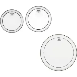 Б/У Барабанный пластик для томов Remo Pinstripe Clear 10"/12"/16" (набор, 3 шт.)