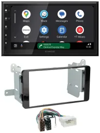 Kenwood DAB Bluetooth USB MP3 2DIN Autoradio für Fiat Fullback Mitsubishi L200 a