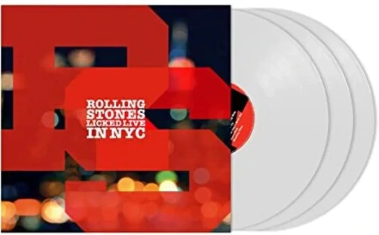 The Rolling Stones - Licked Live In NYC [White Vinyl] NEW Sealed