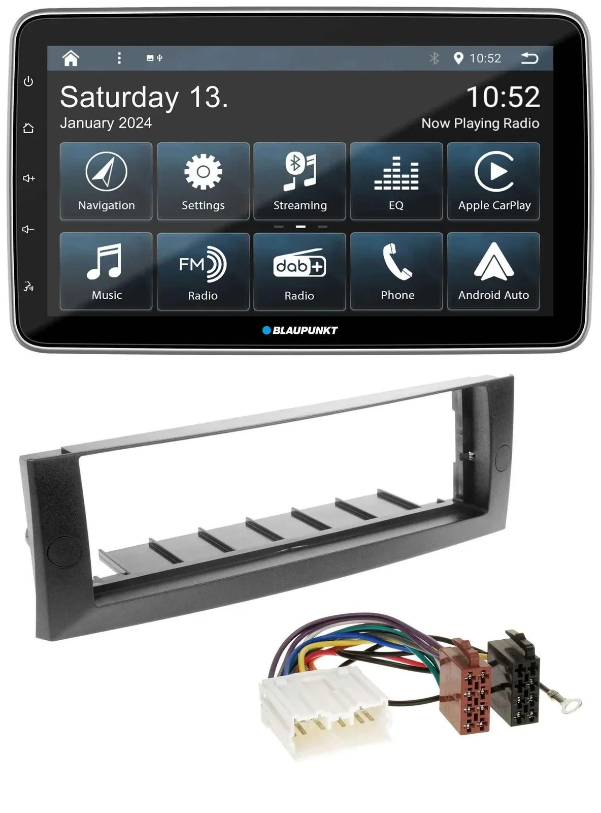 Blaupunkt USB DAB SD MP3 Bluetooth Autoradio für Mitsubishi Colt (2004-2008)