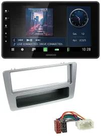 Kenwood MP3 Bluetooth USB DAB Autoradio für Honda Civic 01-03 silber man. Klima.