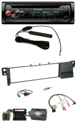 Автомагнитола для BMW 3 Series E46 (2001–2007) Pioneer CD, USB, Bluetooth, DAB, поддержка управления на руле, Quadlock