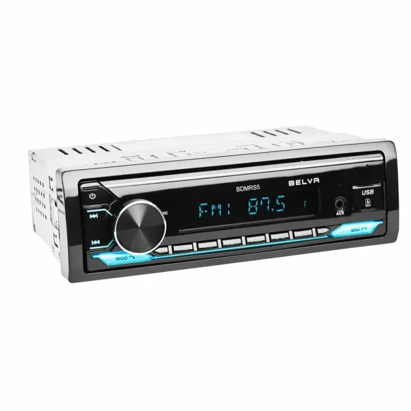 Belva BDMRS5 Single DIN Bluetooth In-Dash Car Stereo Receiver