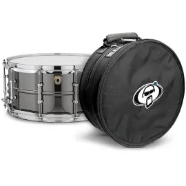 Малый барабан Ludwig Black Beauty 14"x6.5", трубчатые лаги, с чехлом Protection Racket