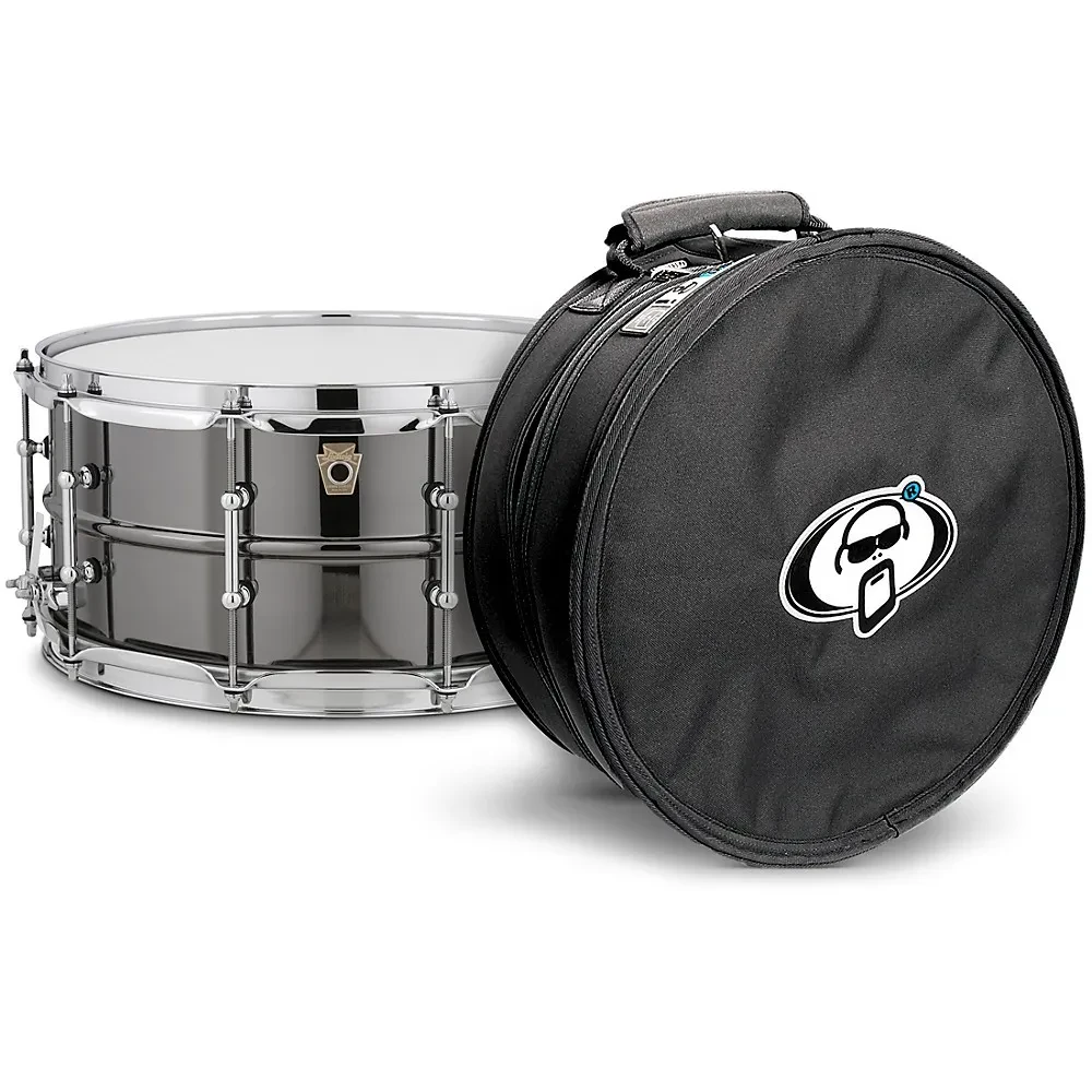 Малый барабан Ludwig Black Beauty 14"x6.5", трубчатые лаги, с чехлом Protection Racket