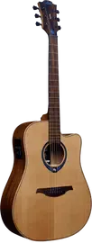 Трансакустическая гитара LAG Guitars THV10DCE LB Smart с чехлом