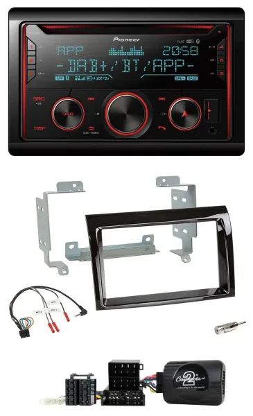 Pioneer 2DIN DAB Lenkrad Bluetooth USB CD Autoradio für Fiat Ducato 2006-2008 pi