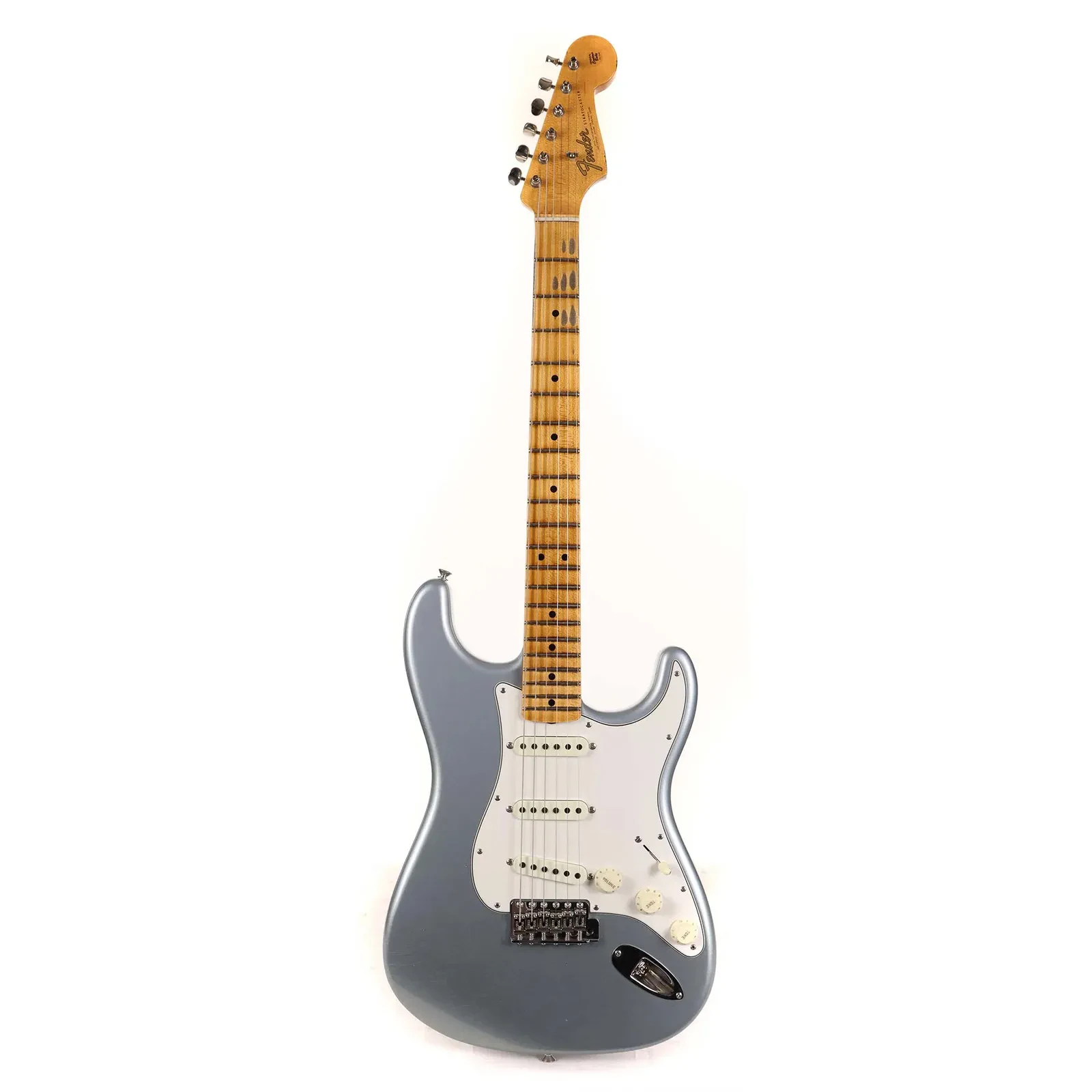 Электрогитара Fender Custom Shop 1965 Stratocaster Journeyman Relic Faded Aged Ice Blue Metallic