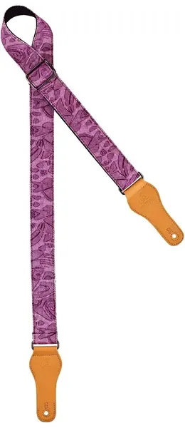 Ремень для гитары Ortega OCS-360U Ukulelengurt Purple Jean