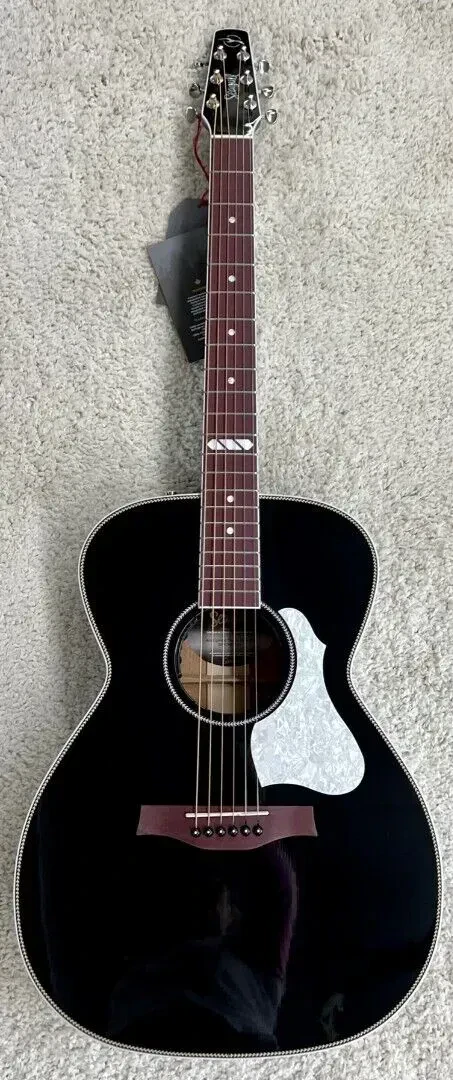 Seagull Artist Limited Tuxedo Black EQ Acoustic Electric Guitar - B-STOCK