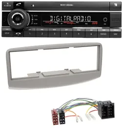 Kienzle Bluetooth MP3 USB DAB Autoradio für Fiat Multipla 186 1999-2010 grau