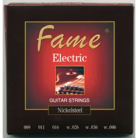 Fame E-Gitarrensaiten, 09-46 Round Wound, Nickel Plated