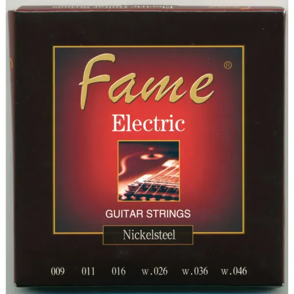 Fame E-Gitarrensaiten, 09-46 Round Wound, Nickel Plated