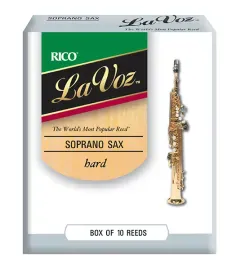 Трости для саксофона-сопрано D'Addario Woodwinds Rico La Voz RIC10HD Hard (10 шт.)