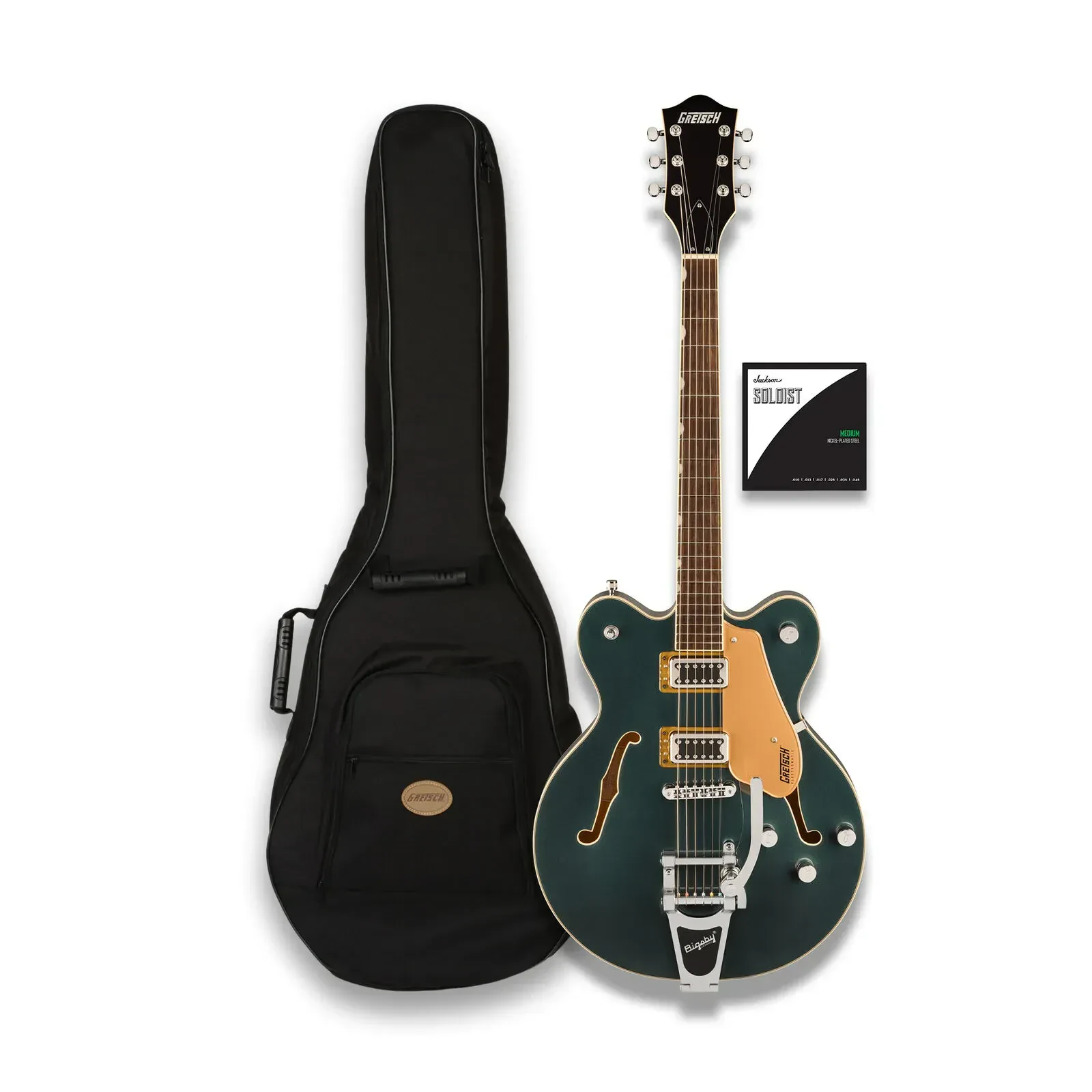 Gretsch G5622T Electromatic Electric Guitar Green with Gig Bag and Strings
