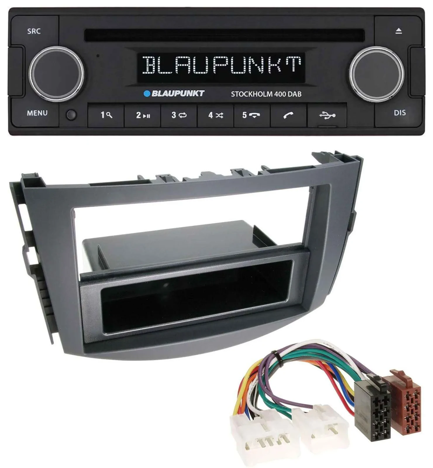 Blaupunkt MP3 Bluetooth DAB CD USB Autoradio für Toyota RAV-4 (ab 2006)