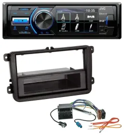 Автомагнитола для Skoda Fabia/Octavia/Rapid/Roomster JVC Bluetooth, MP3, USB, DAB
