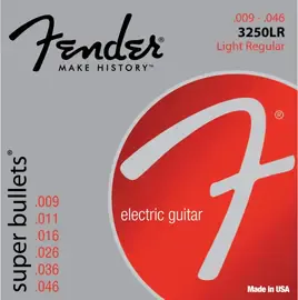 Струны для электрогитары Fender 3250LR Super Bullets 9-46
