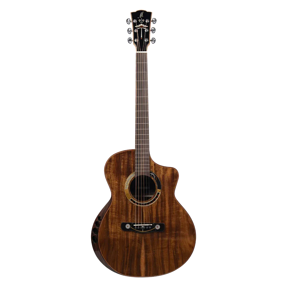 Акустическая гитара Meridaextrema Venas Grand Concert Brown с чехлом