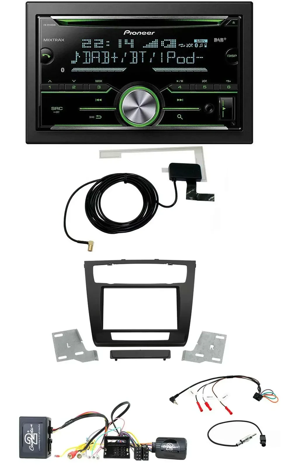 Автомагнитола для BMW 1 Series Pioneer 2DIN, CD, USB, Bluetooth, DAB