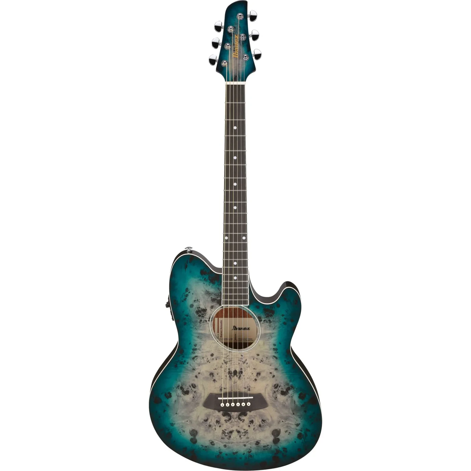 Ibanez TCY10PA-CBS Cosmic Blue Starburst - Westerngitarre