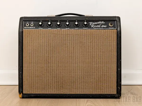 Комбоусилитель для электрогитары Fender Princeton Reverb Black 15W 1x10 USA 1965