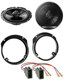 Pioneer 3-Wege 300Watt 16,5cm Lautsprecher für Citroen C3 Picasso ab 09 Hecktür