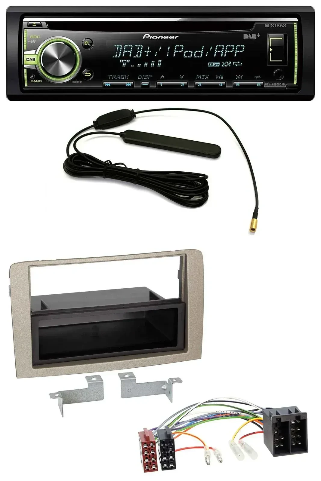 Автомагнитола для Lancia Musa (с 2005) Pioneer MP3 USB CD DAB AUX