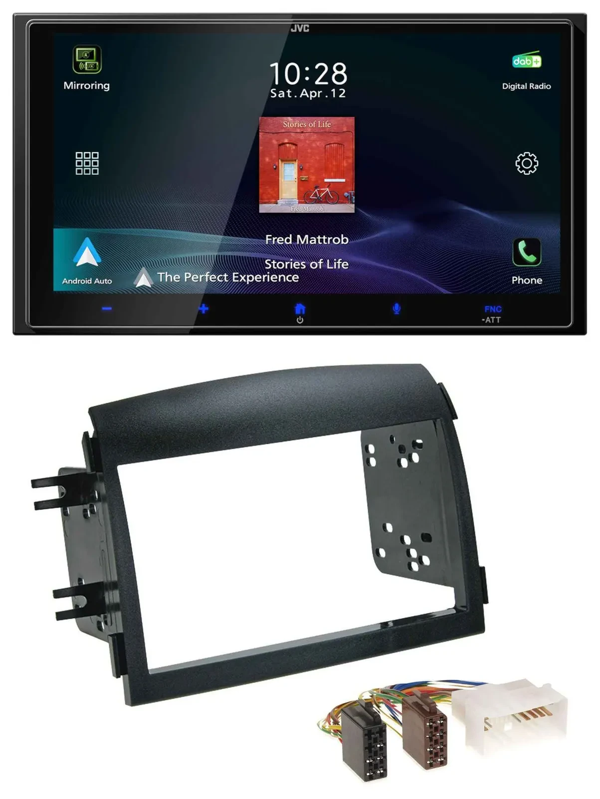 JVC USB Bluetooth 2DIN DAB MP3 Autoradio für Hyundai Sonata NF 2005-2008