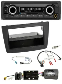 Blaupunkt Bluetooth DAB Lenkrad USB Autoradio für Alfa Mito 955 2014-2018 schwar