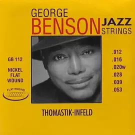Струны для акустической гитары Thomastik GB112 George Benson Jazz 12-53