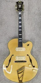 D'Angelico Excel 59 Hollowbody Electric Guitar w/Case, Natural DAE59NACGT #3