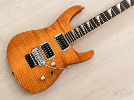 1998 Jackson Stars Soloist Limited Edition SL-TN01 LTD Trans Amber w/ Case