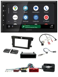 Kenwood DAB Bluetooth USB Lenkrad 2DIN Autoradio für Mazda CX-7 2008-2010