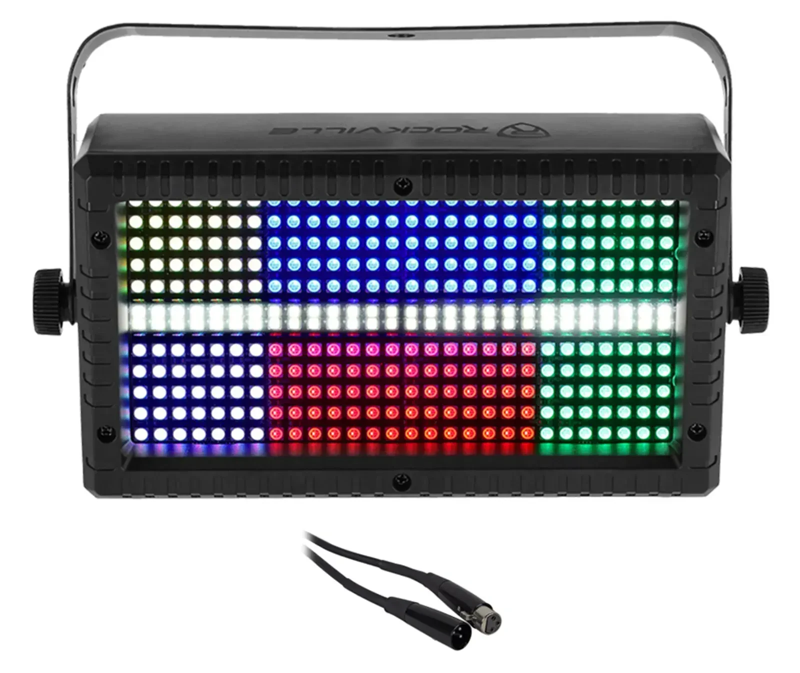 Светодиодный прибор Rockville STAGE PANEL 336 с DMX-кабелем