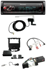 Автомагнитола Pioneer Bluetooth, DAB, USB, поддержка кнопок на руле, для Chevrolet Cruze (с 2016), черный глянец