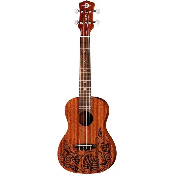 Укулеле Luna Guitars Lizard Mahogany Left-Handed Concert Ukulele Mahogany